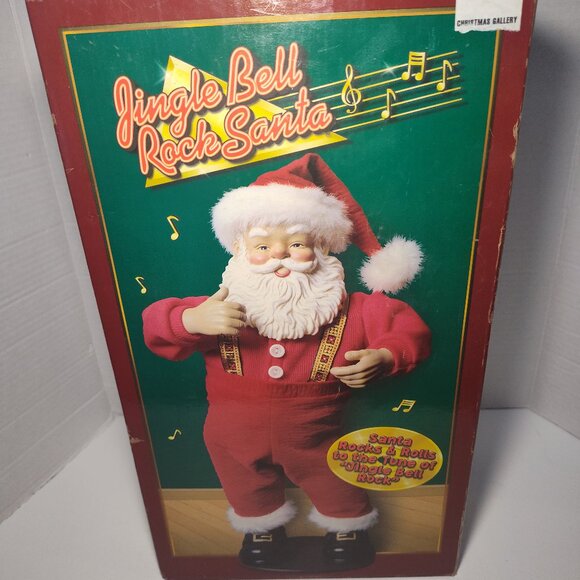 NEW Rock Santa Collectibles Jingle Bell Rock Animated Santa Claus 1998 Edition 1 - Picture 1 of 6